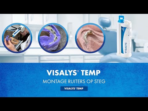 Montage ruiters op een Visalys® Temp One to One steg-model